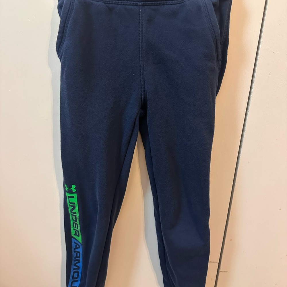Under Armour Kids' Navy Joggers and matching shirt- *2 pieces!*